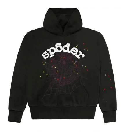 Sp5der New Ww Hoodie – Black