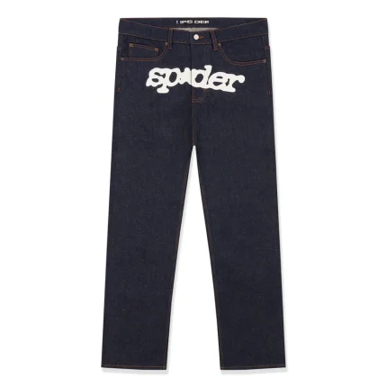 V3 INDIGO DENIM Sp5der Pants